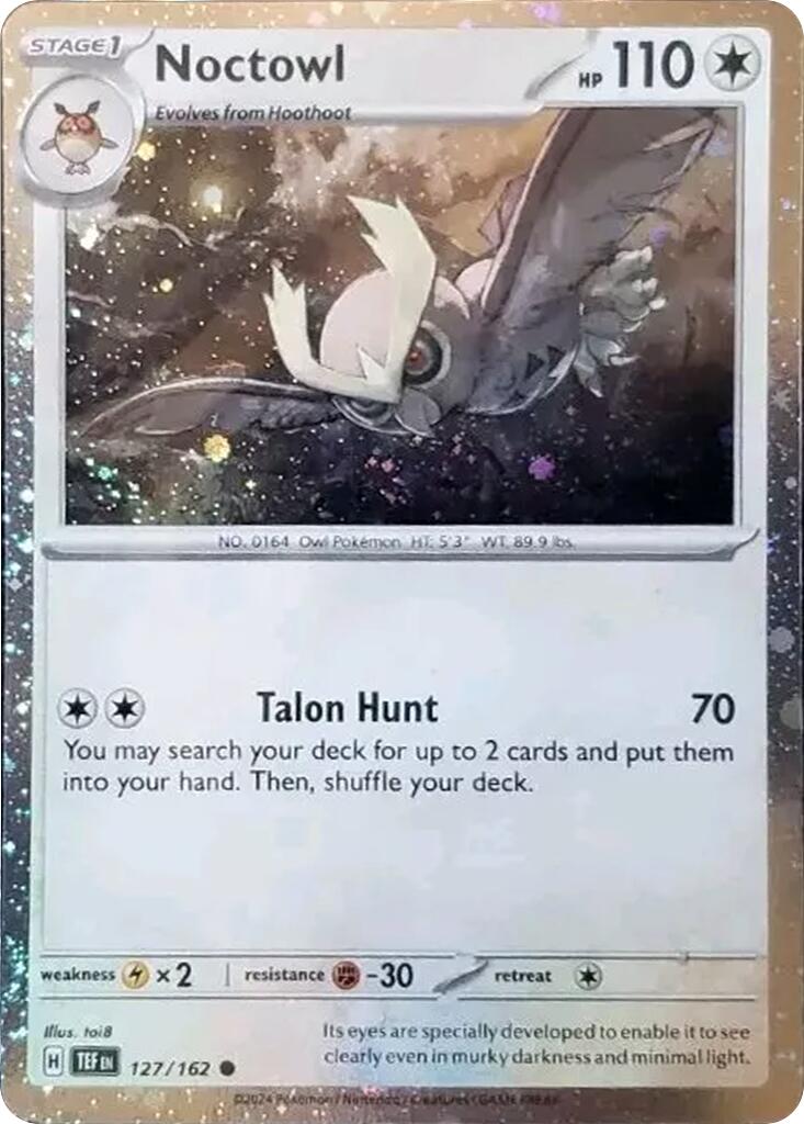 Noctowl (127/162) (Cosmos Holo) [Scarlet & Violet: Black Star Promos] | Good Games North