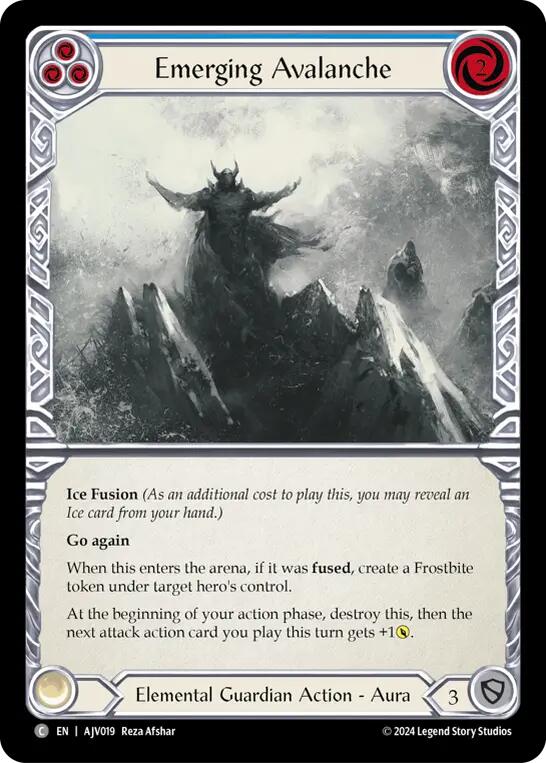 Emerging Avalanche (Blue) [AJV019] (Armory Deck: Jarl Vetreidi) | Good Games North