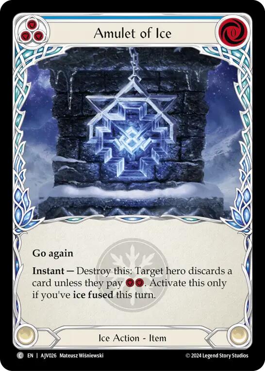 Amulet of Ice [AJV026] (Armory Deck: Jarl Vetreidi) | Good Games North