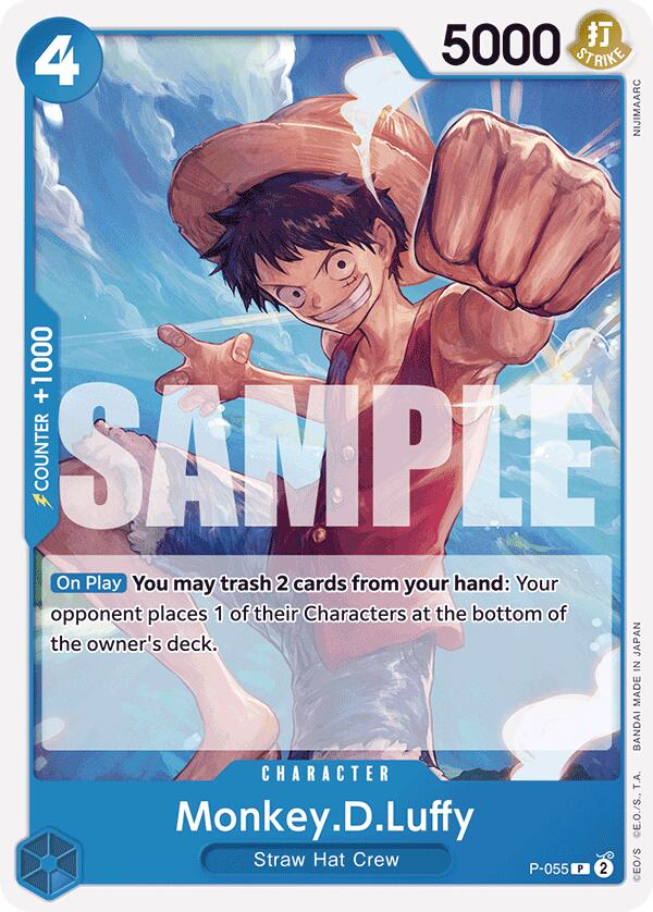 Monkey.D.Luffy (P-055) (Reprint) [Premium Booster -The Best-] | Good Games North