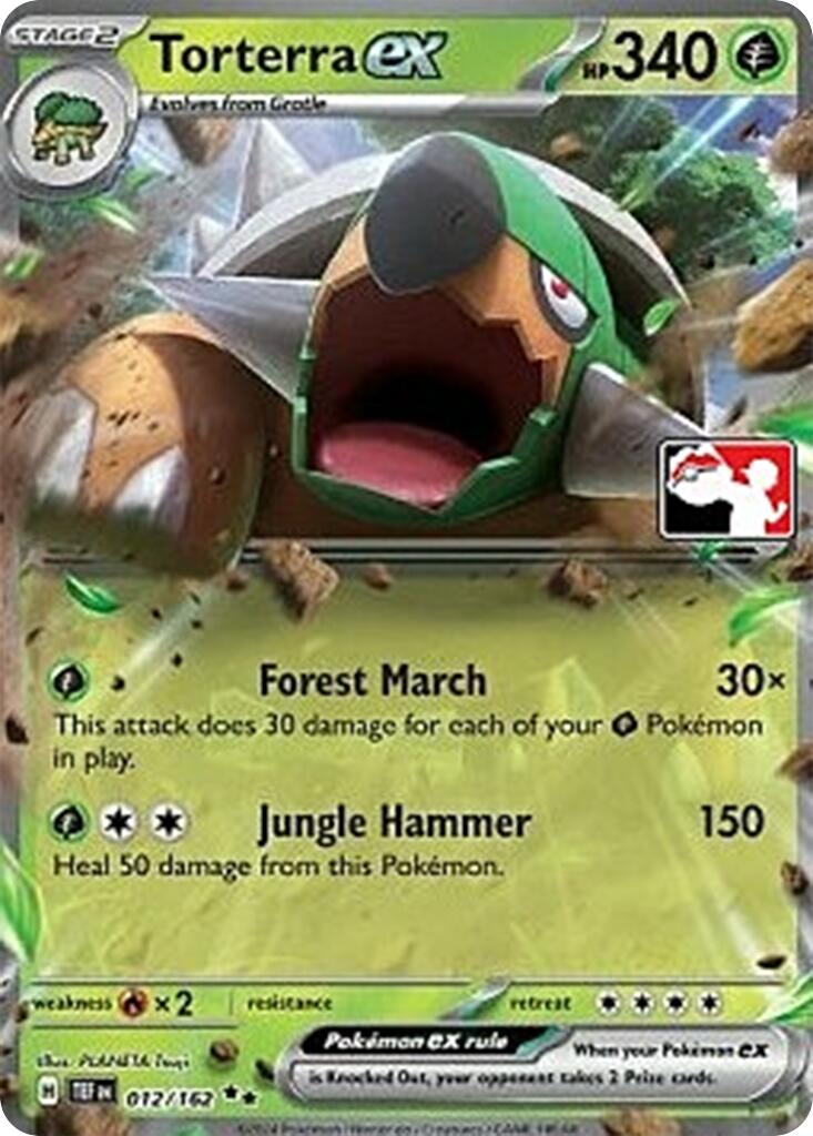 Torterra ex (012/162) [Prize Pack Series Five] | Good Games North
