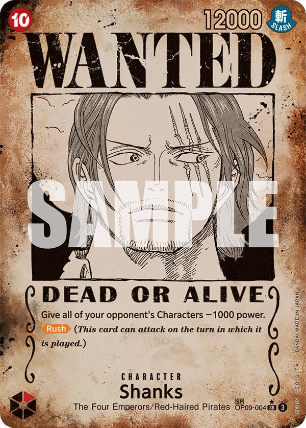 Shanks (Wanted Poster) [Emperors in the New World] | Good Games North