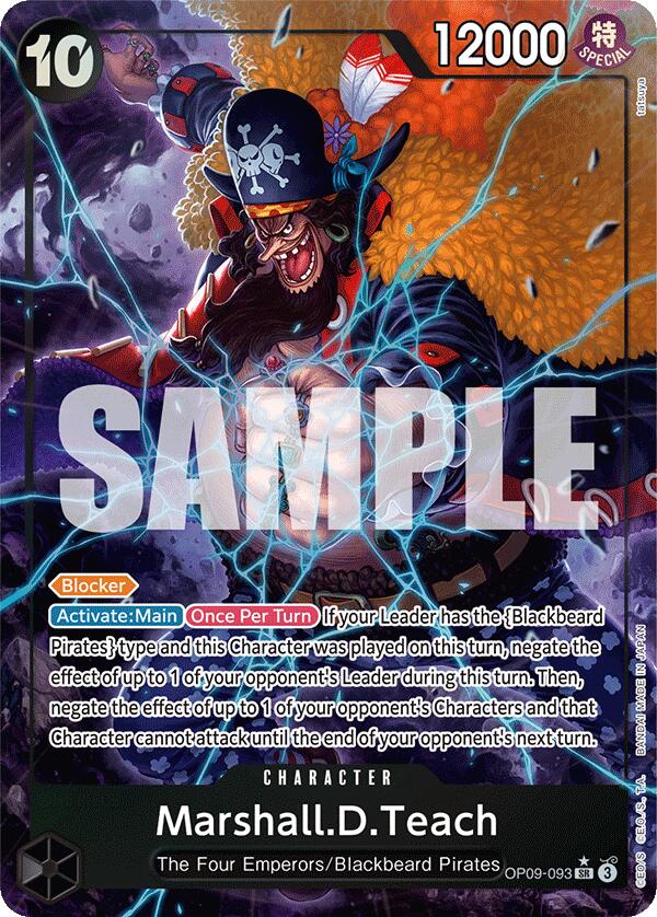 Marshall.D.Teach (Alternate Art) [Emperors in the New World] | Good Games North