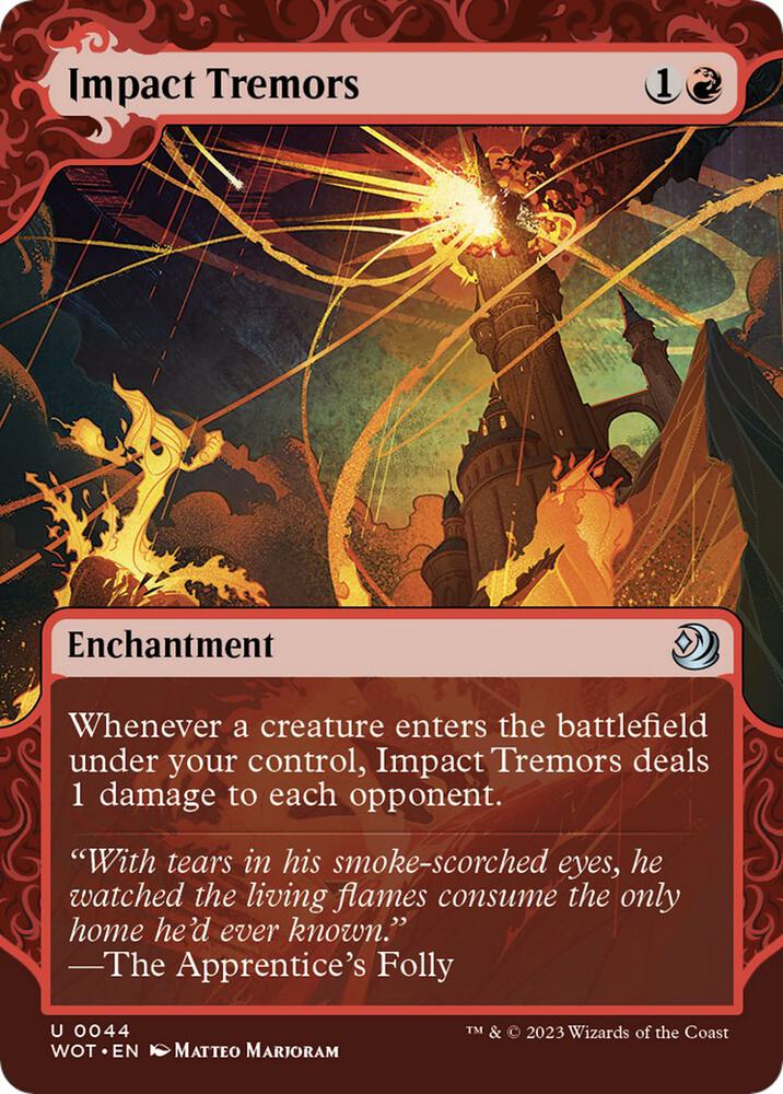 Impact Tremors (Wilds of Eldraine: Enchanting Tales)  - Foil | Good Games North