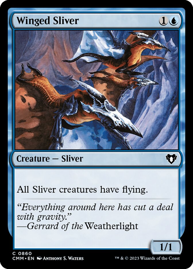 Winged Sliver (Commander Masters)  | Good Games North