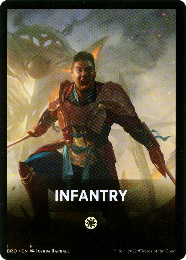 Infantry Theme Card [The Brothers' War Tokens] | Good Games North