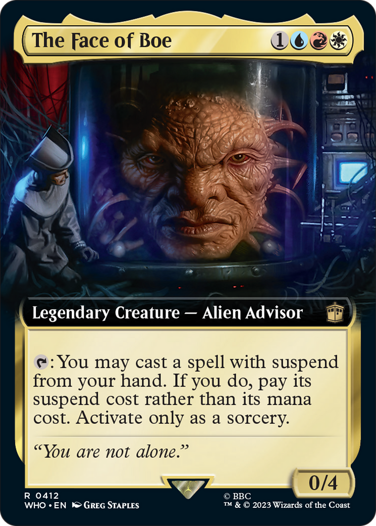 The Face of Boe (Extended Art) [Doctor Who] | Good Games North