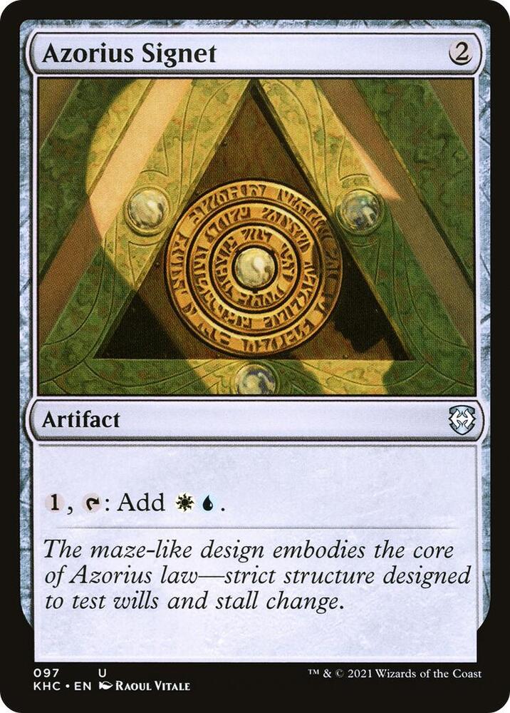 Azorius Signet (Commander: Kaldheim)  | Good Games North