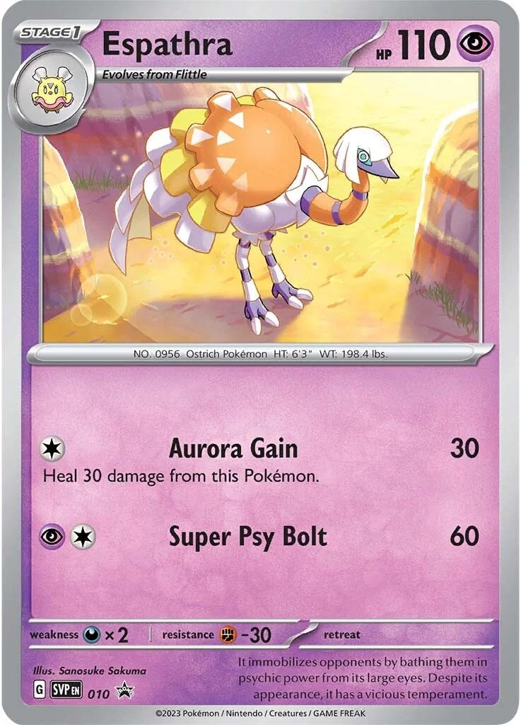 Espathra (010) [Scarlet & Violet: Black Star Promos] | Good Games North