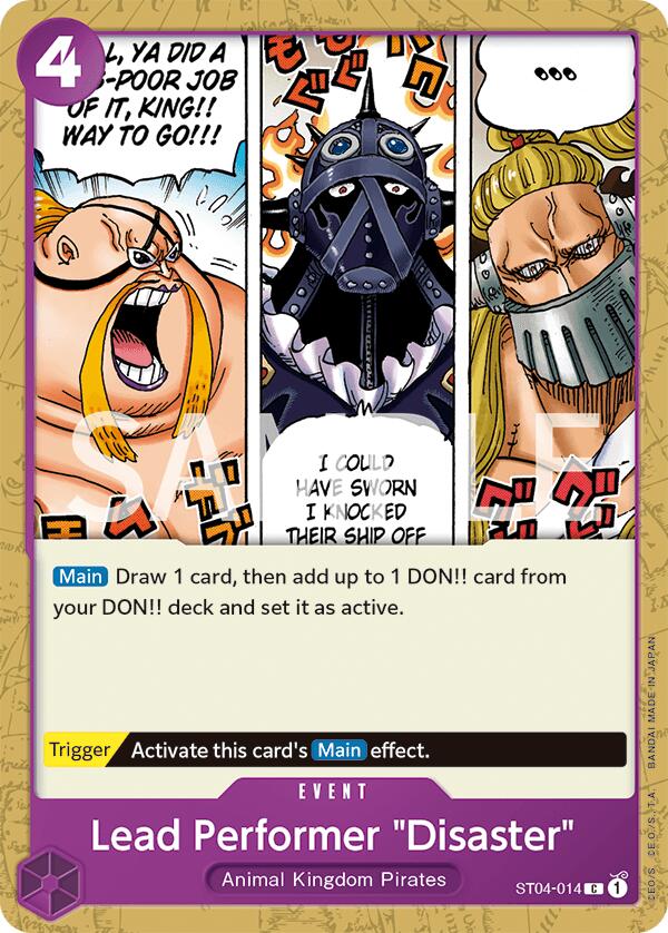 Lead Performer "Disaster" [Revision Pack Cards] | Good Games North