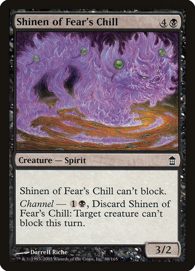 Shinen of Fear's Chill [Saviors of Kamigawa] | Good Games North
