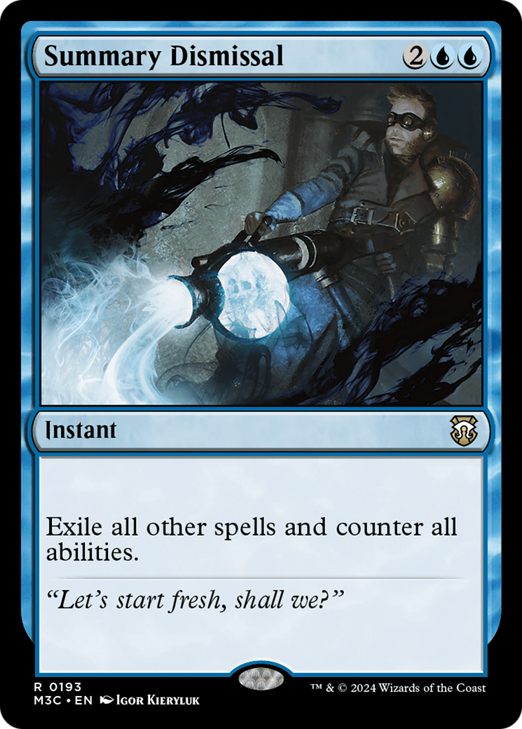 Summary Dismissal (Ripple Foil) [Modern Horizons 3 Commander] | Good Games North
