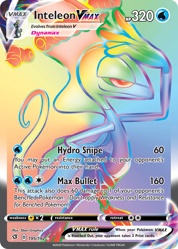 Inteleon VMAX (195/192) [Sword & Shield: Rebel Clash] | Good Games North