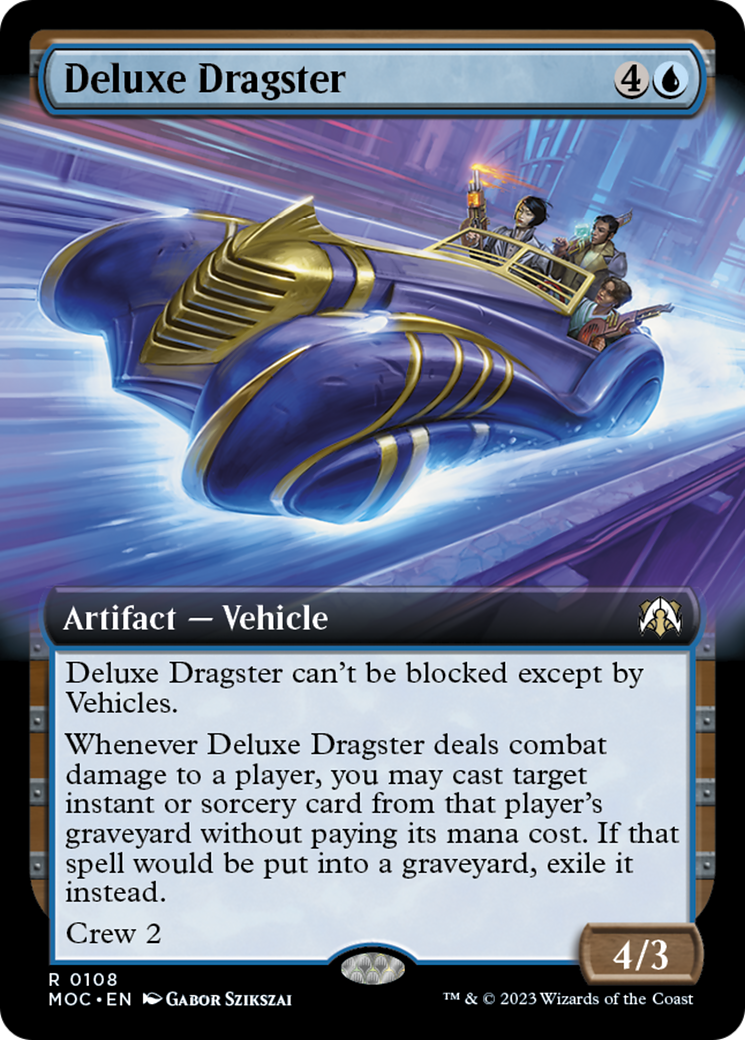 Deluxe Dragster (Extended Art) [March of the Machine Commander] | Good Games North