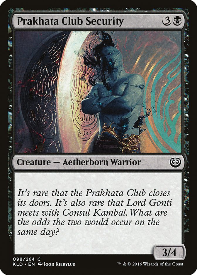 Prakhata Club Security [Kaladesh] | Good Games North