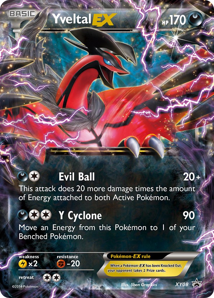 Yveltal EX (XY08) [XY: Black Star Promos] | Good Games North