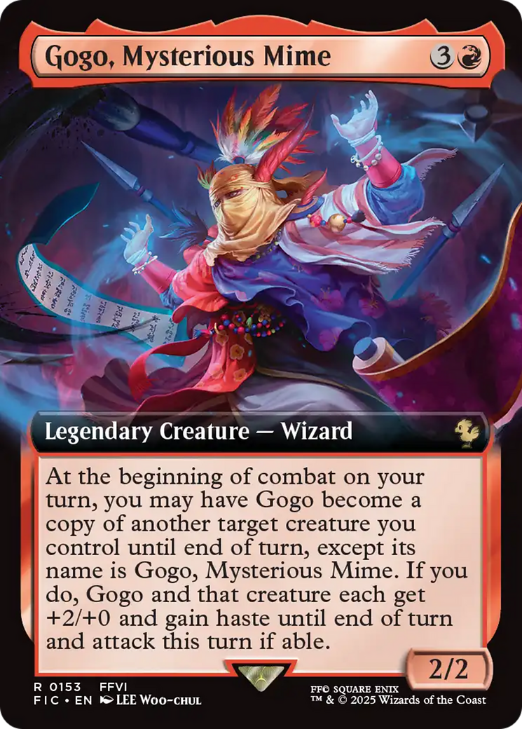 Gogo, Mysterious Mime (Extended Art) [FINAL FANTASY Commander] | Good Games North