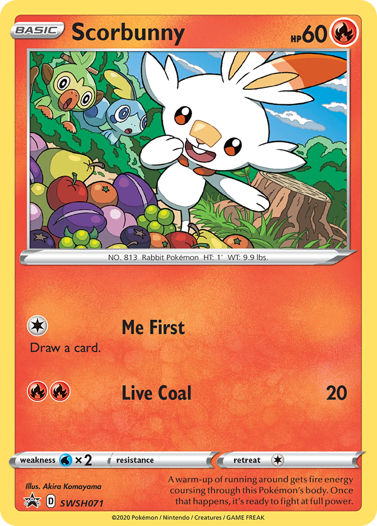 Scorbunny (SWSH071) [Sword & Shield: Black Star Promos] | Good Games North