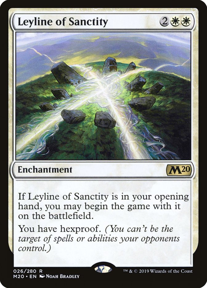 Leyline of Sanctity (Core Set 2020)  | Good Games North