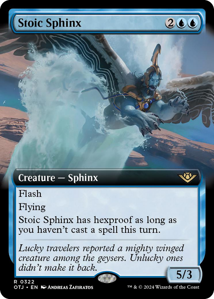 Stoic Sphinx (Extended Art) [Outlaws of Thunder Junction] | Good Games North