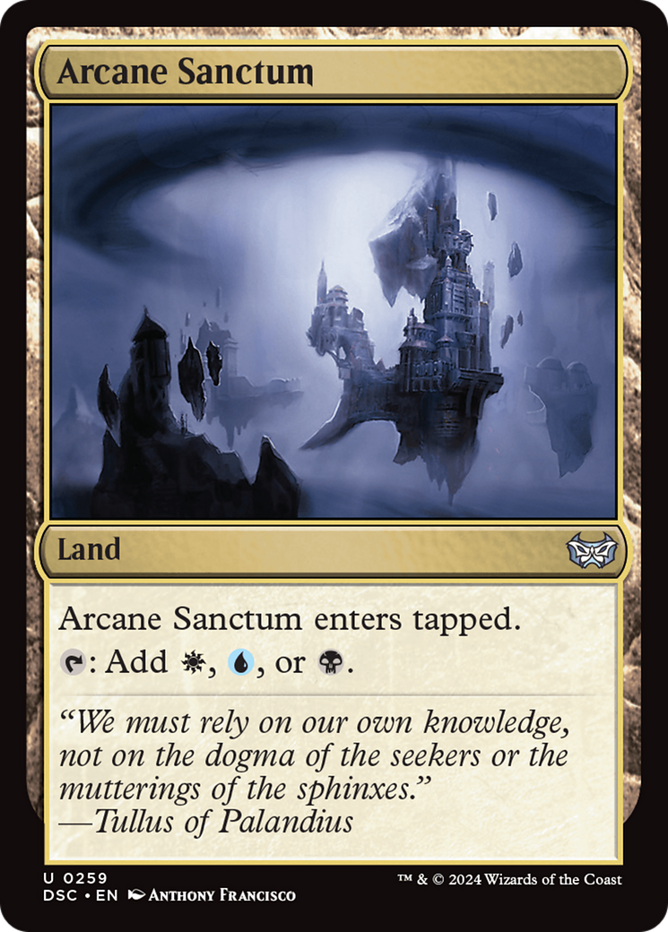 Arcane Sanctum [Duskmourn: House of Horror Commander] | Good Games North