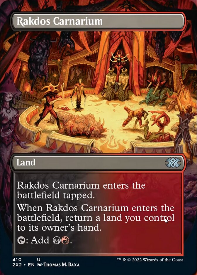 Rakdos Carnarium (Borderless Alternate Art) [Double Masters 2022] | Good Games North