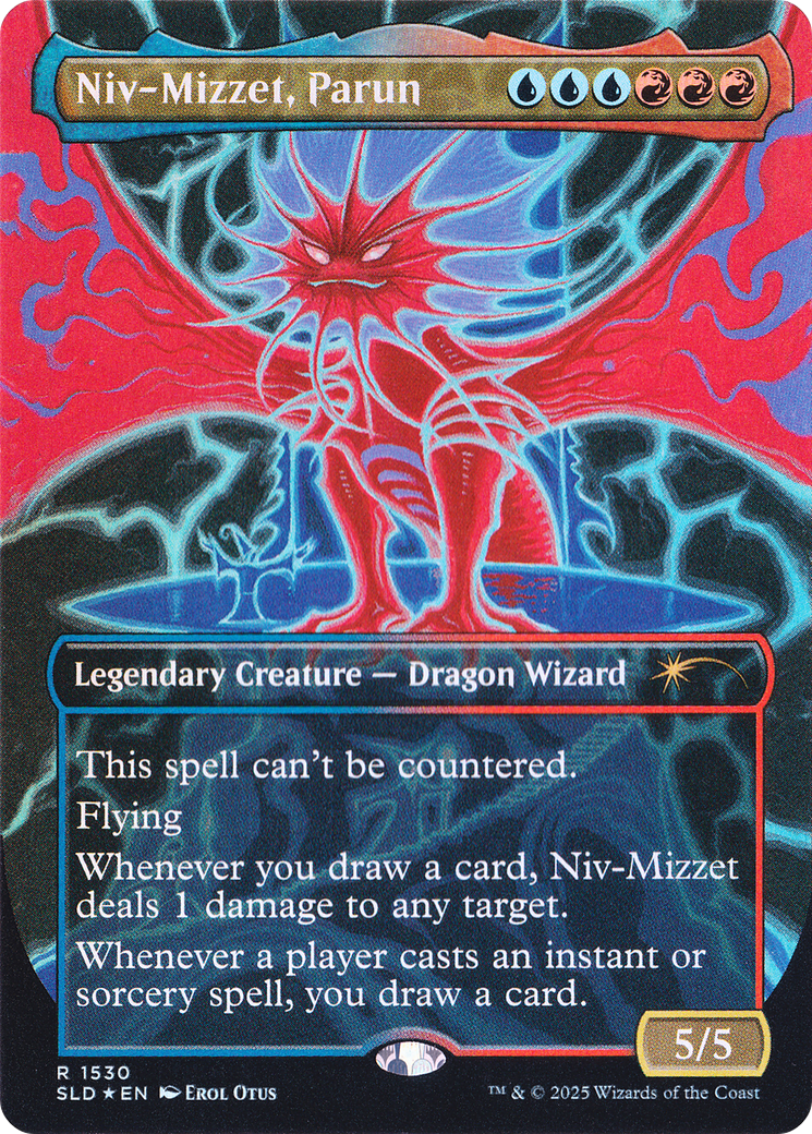 Niv-Mizzet, Parun (Rainbow Foil) [Secret Lair Drop Series] | Good Games North