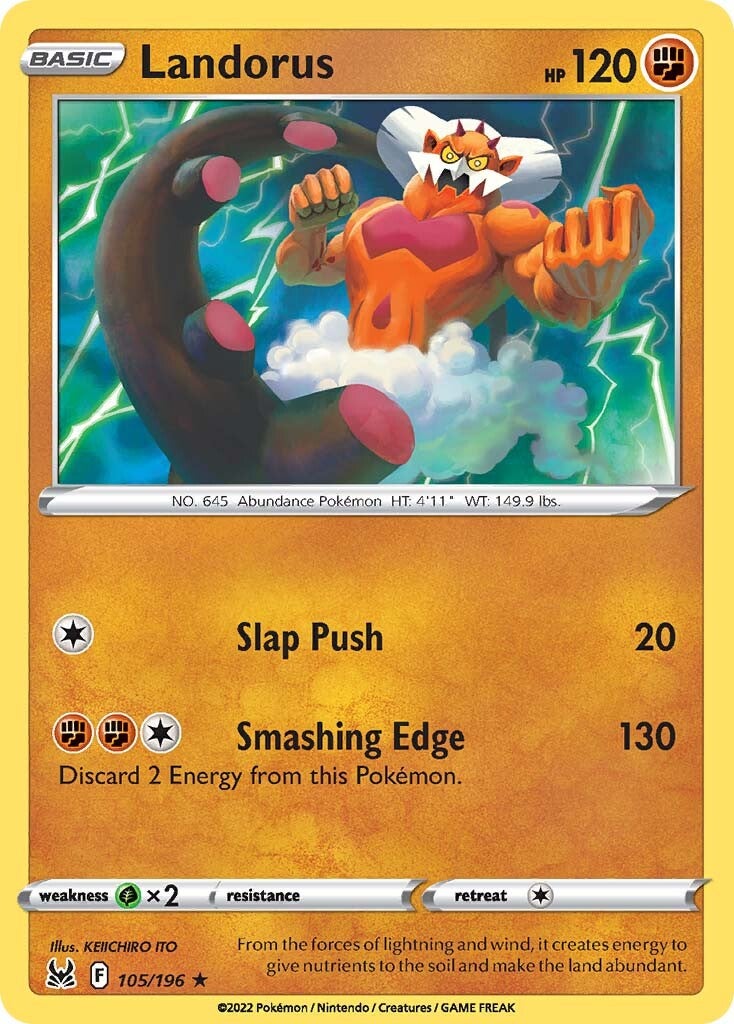 Landorus (105/196) [Sword & Shield: Lost Origin] | Good Games North