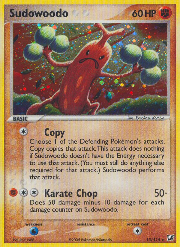 Sudowoodo (15/115) [EX: Unseen Forces] | Good Games North