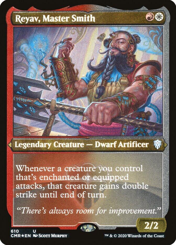 Reyav Master Smith Foil Etched (Commander Legends)  - Foil | Good Games North