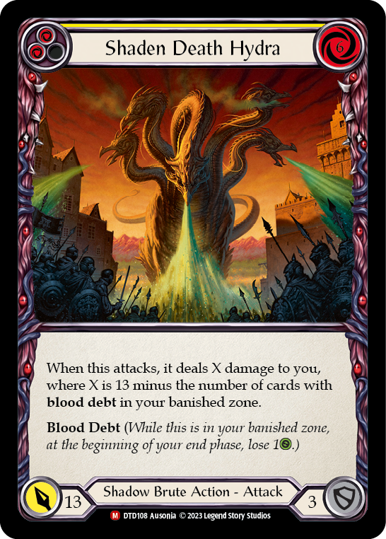 Shaden Death Hydra [DTD108] (Dusk Till Dawn)  Rainbow Foil | Good Games North