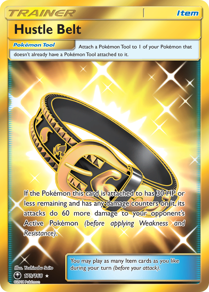Hustle Belt (179/168) [Sun & Moon: Celestial Storm] | Good Games North
