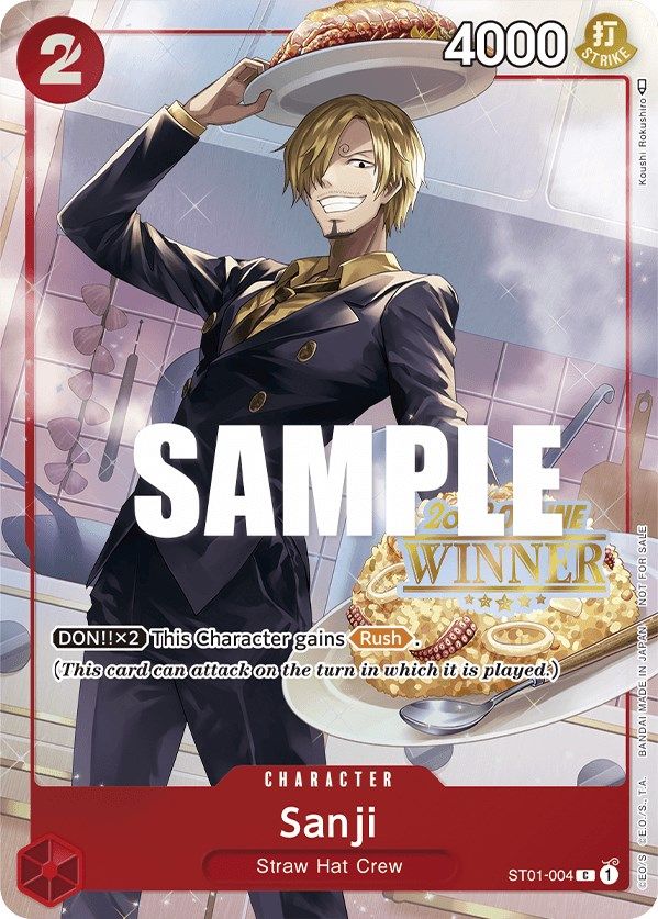 Sanji (Online Regional 2023) [Winner] [One Piece Promotion Cards] | Good Games North