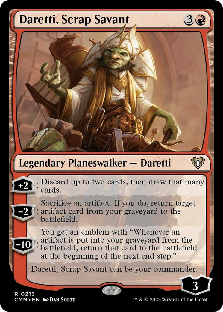Daretti, Scrap Savant [Commander Masters] | Good Games North