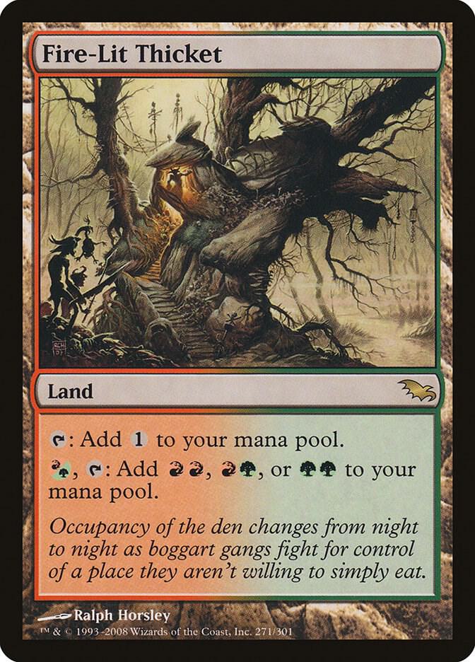 Fire Lit Thicket (Shadowmoor)  | Good Games North