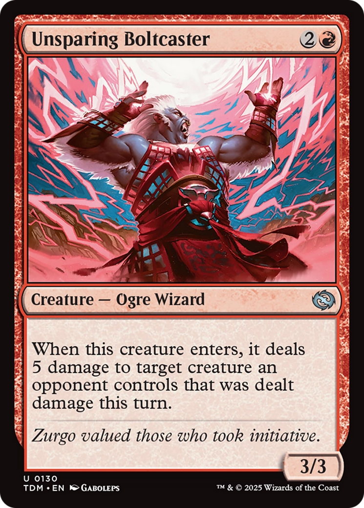 Unsparing Boltcaster [Tarkir: Dragonstorm] | Good Games North