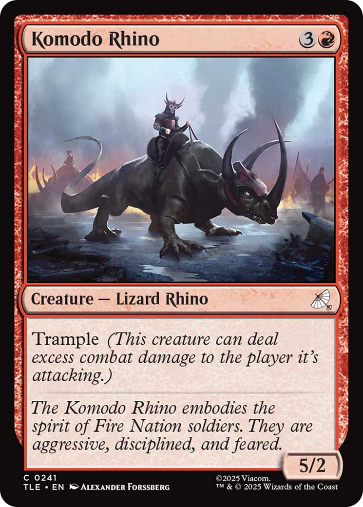 Komodo Rhino [Avatar: The Last Airbender: Eternal-Legal] | Good Games North