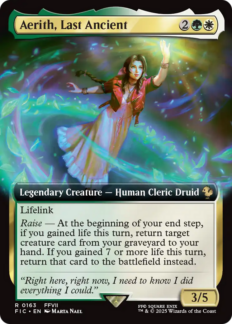 Aerith, Last Ancient (Extended Art) [FINAL FANTASY Commander] | Good Games North