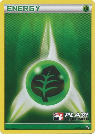 Grass Energy (105/114) (Play Pokemon Promo) [Black & White: Base Set] | Good Games North