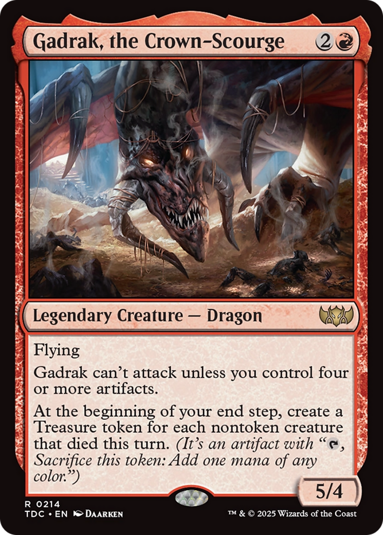 Gadrak, the Crown-Scourge [Tarkir: Dragonstorm Commander] | Good Games North