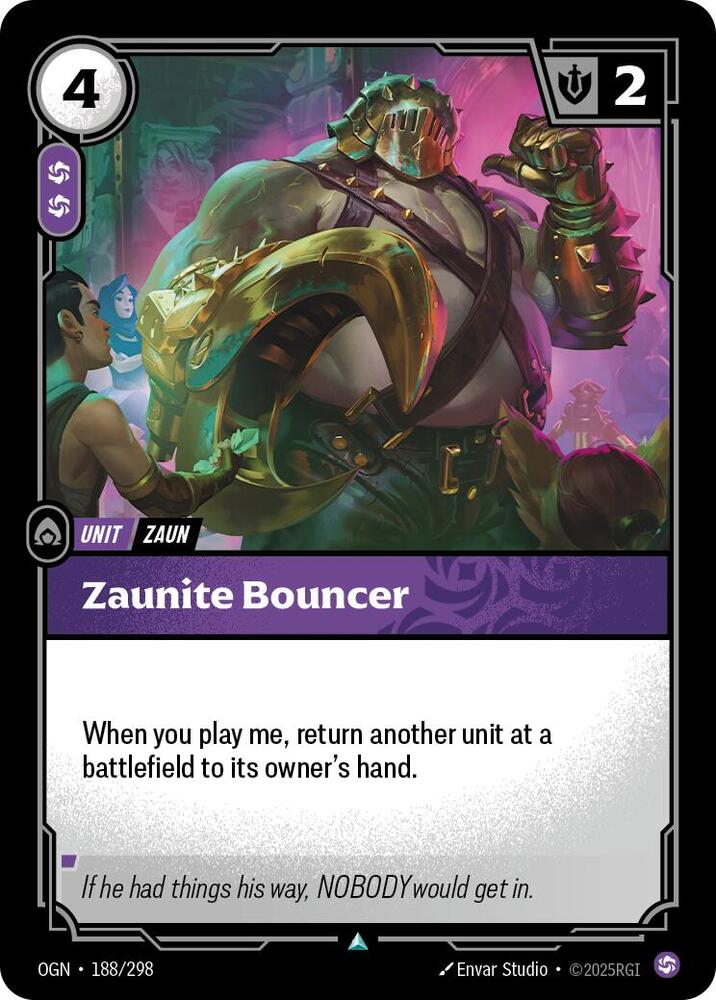 Zaunite Bouncer (Origins)  - Foil | Good Games North