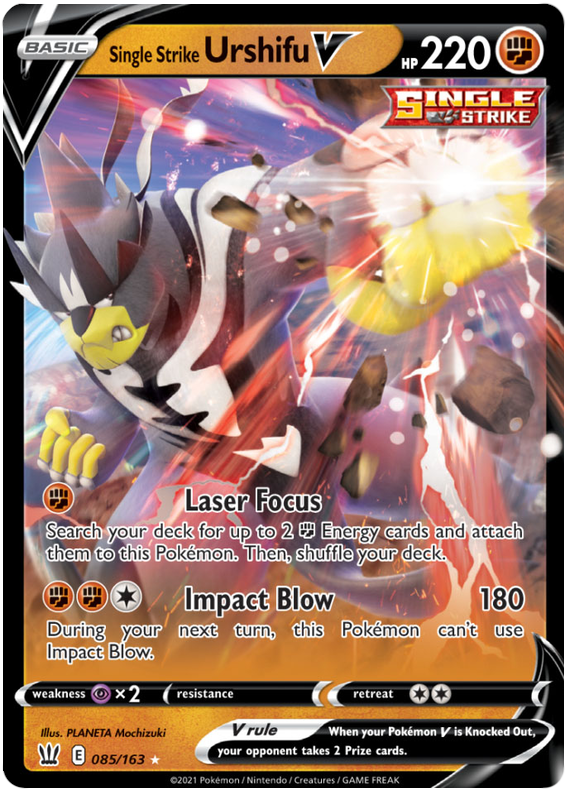 Single Strike Urshifu V (085/163) [Sword & Shield: Battle Styles] | Good Games North