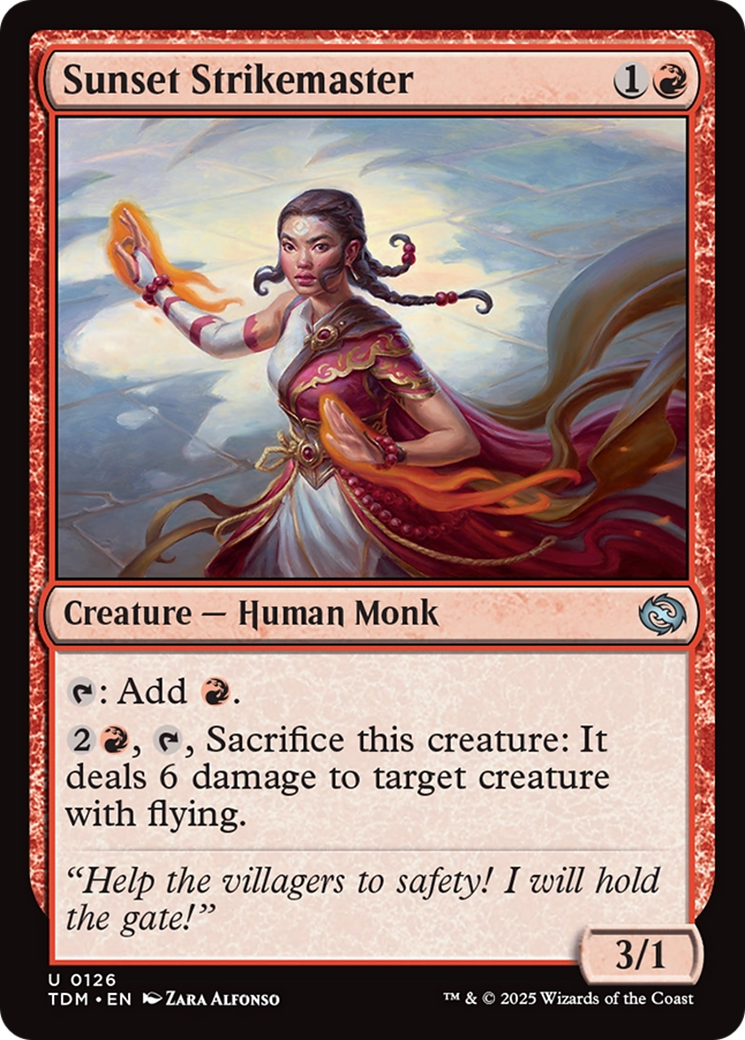 Sunset Strikemaster [Tarkir: Dragonstorm] | Good Games North