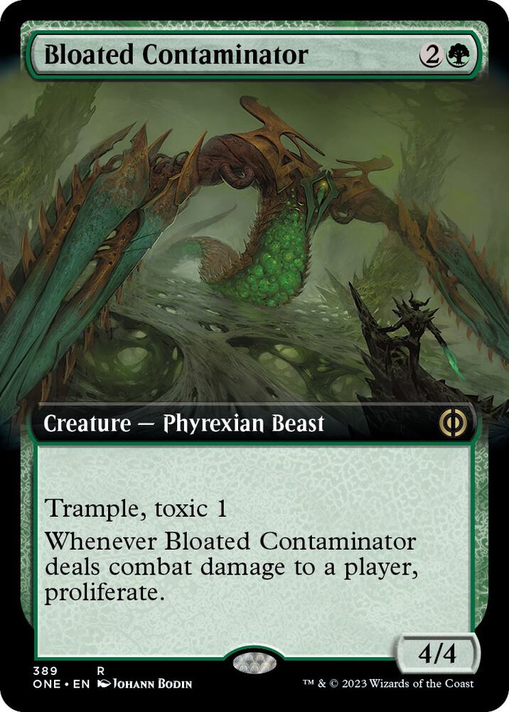 Bloated Contaminator 389/271 (Phyrexia: All Will Be One)  - Extended Art | Good Games North
