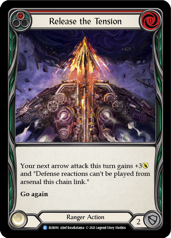 Release the Tension (Red) [EVR091] (Everfest)  1st Edition Rainbow Foil | Good Games North