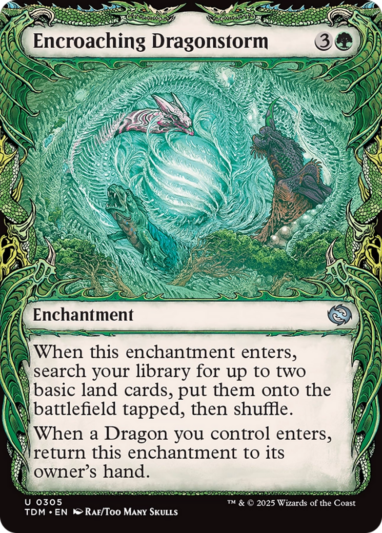 Encroaching Dragonstorm (Showcase) [Tarkir: Dragonstorm] | Good Games North