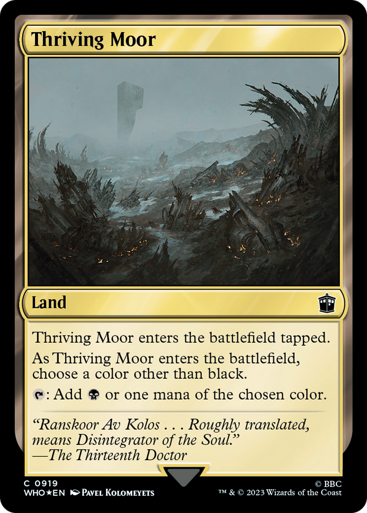 Thriving Moor (Surge Foil) [Doctor Who] | Good Games North