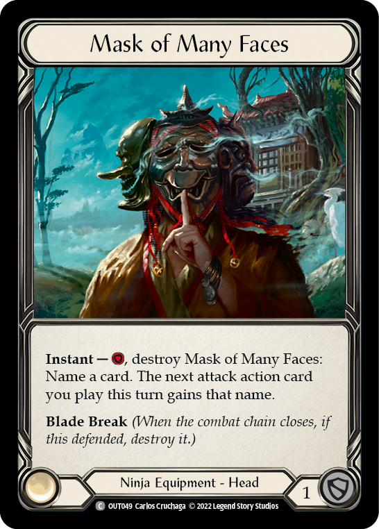 Mask of Many Faces [OUT049] (Outsiders)  Rainbow Foil | Good Games North