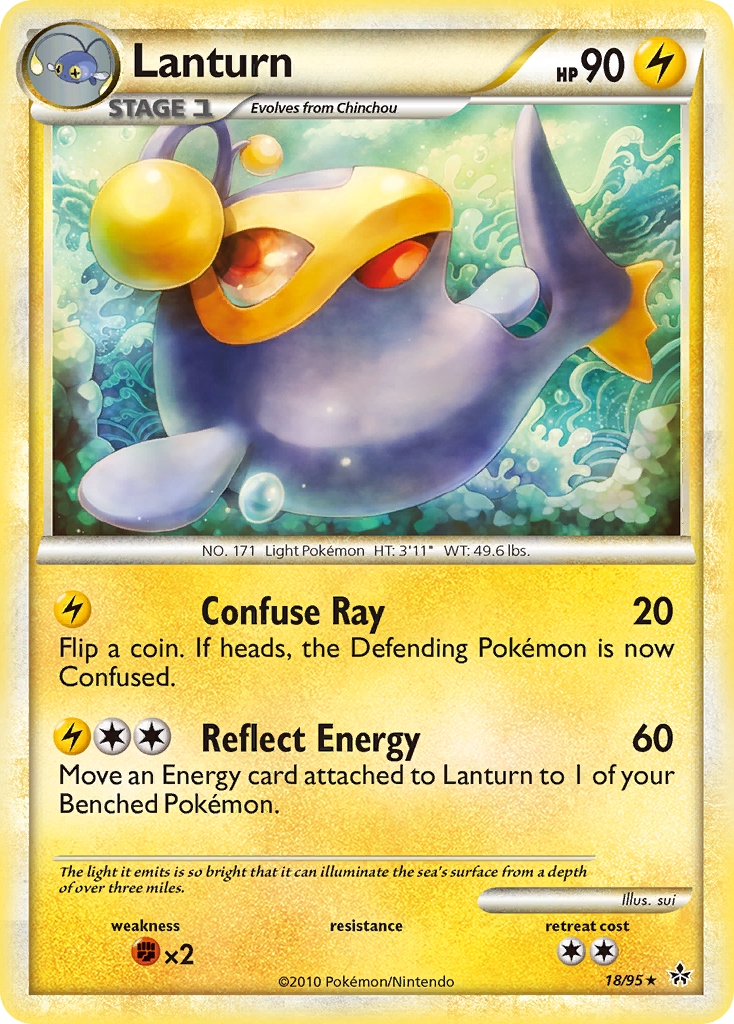 Lanturn (18/95) [HeartGold & SoulSilver: Unleashed] | Good Games North
