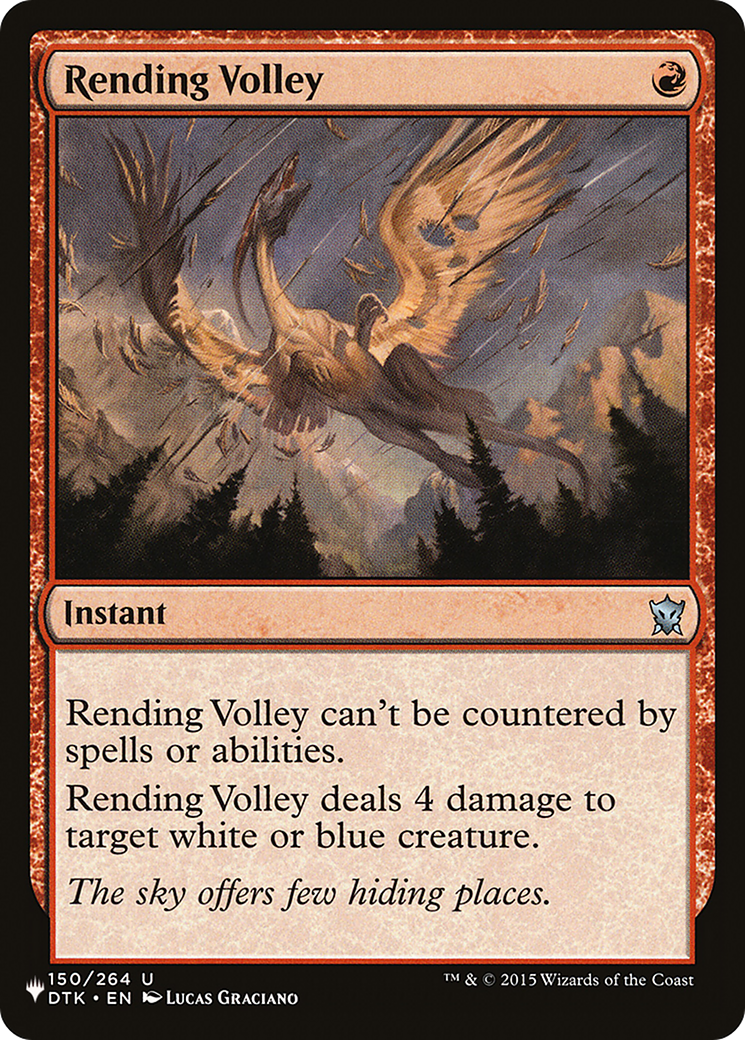 Rending Volley [The List] | Good Games North